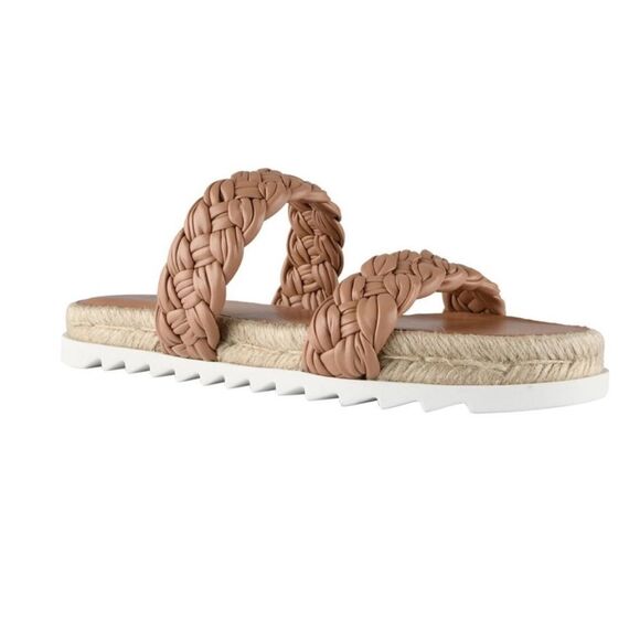 Marc Fisher LTD Jaimee Espadrille Slide Sandal Size 7.5 - Picture 2 of 8
